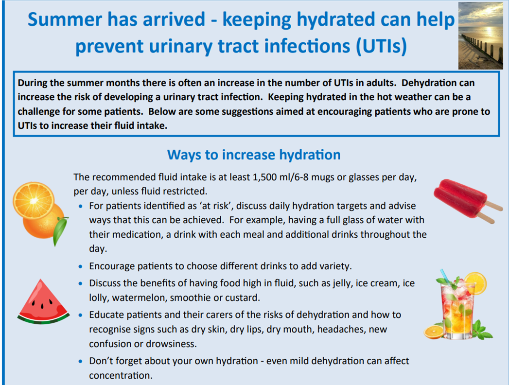 UTI/Hydration